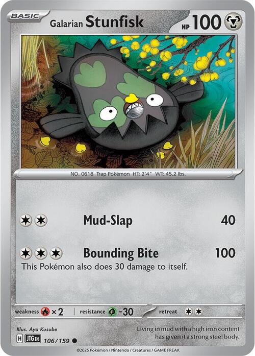 Journey Together Galarian Stunfisk #106/159