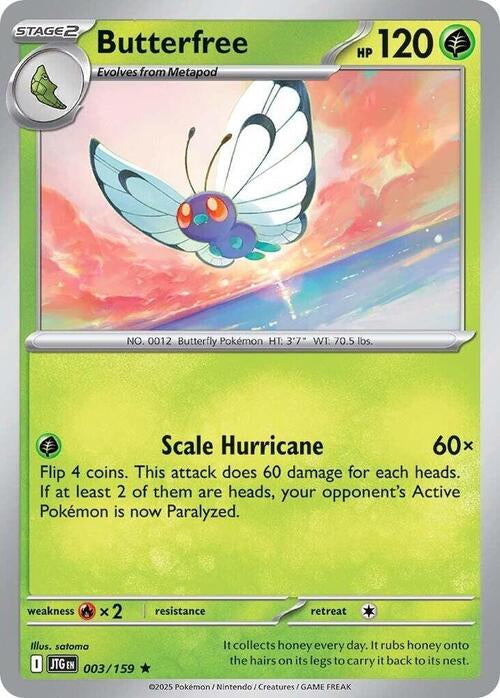 Journey Together Holo Butterfree #3/159