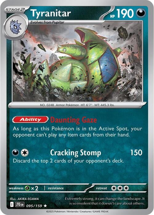 Journey Together Holo Tyranitar #95/159