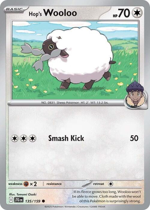Journey Together Hop's Wooloo #135/159