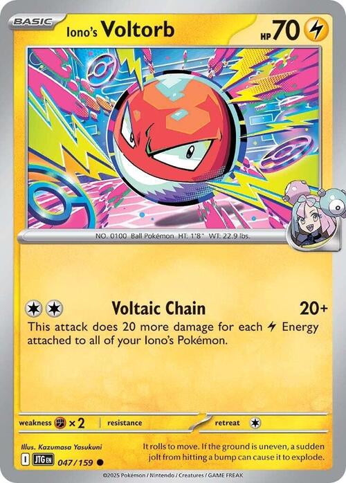 Journey Together Iono's Voltorb #47/159