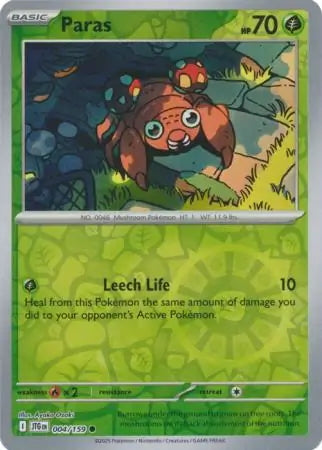 Journey Together Paras #4/159 reverse holo