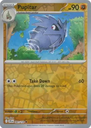 Journey Together Pupitar #81/159 reverse holo