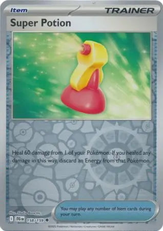 Journey Together Super Potion #158/159 reverse holo