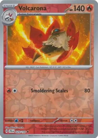 Journey Together Volcarona #29/159 reverse holo
