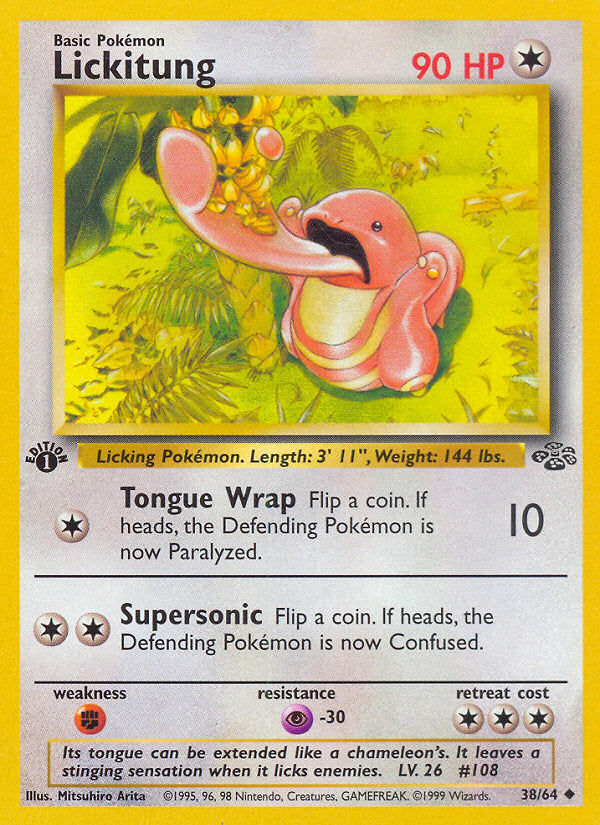 Jungle set Lickitung #38/64 first edition
