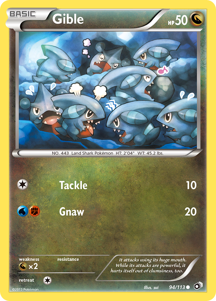 Legendary Treasures Gible #94/113