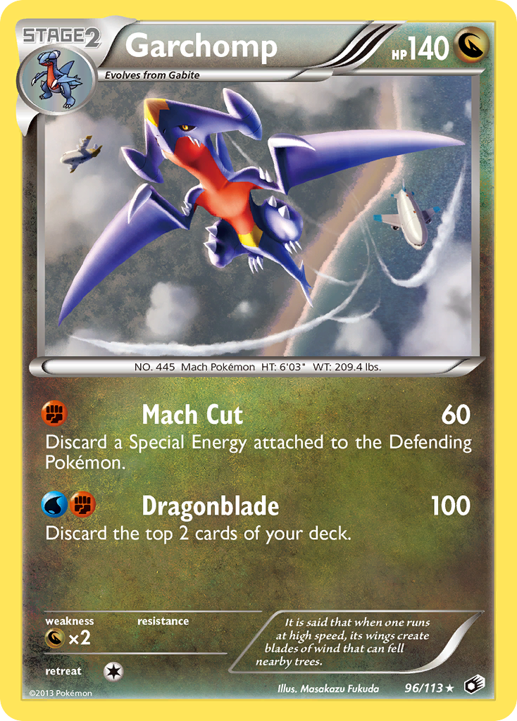 Legendary Treasures Holo Garchomp #96/113