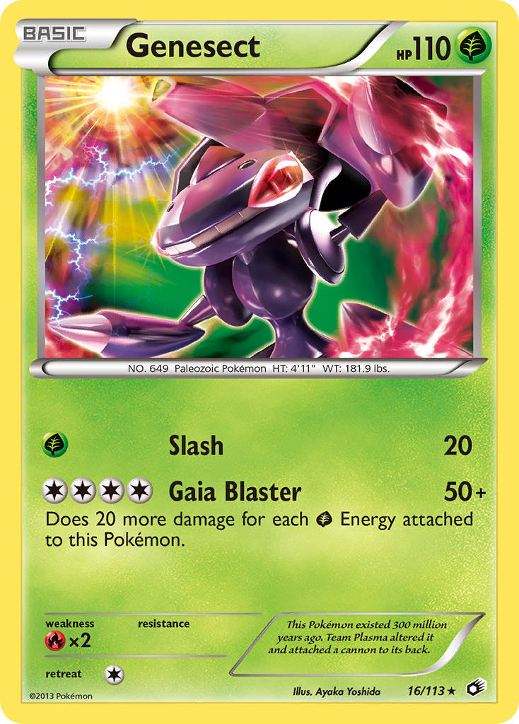 Legendary Treasures Holo Genesect #16/113