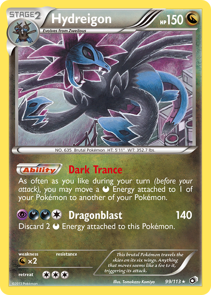 Legendary Treasures Holo Hydreigon #99/113
