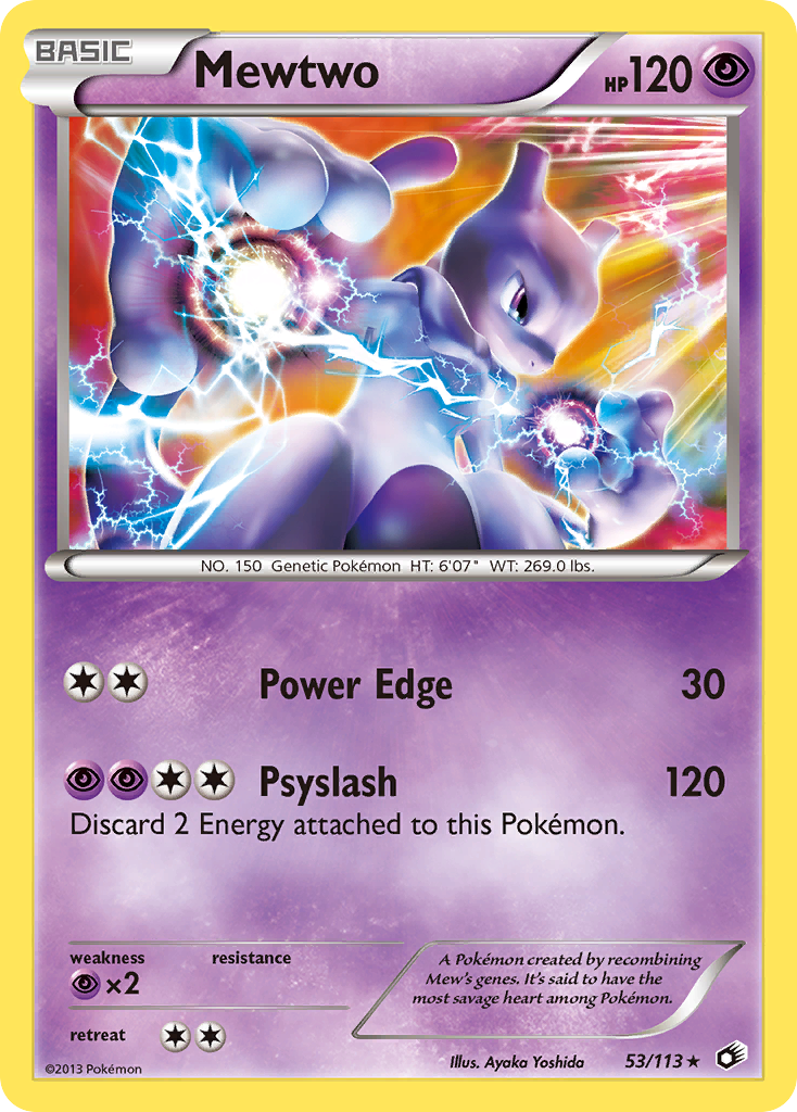 Legendary Treasures Holo Mewtwo #53/113