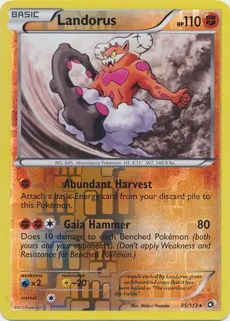 Legendary Treasures Landorus #85/113 reverse holo