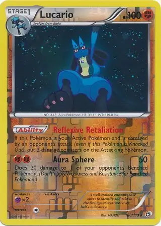 Legendary Treasures Lucario #80/113 reverse holo