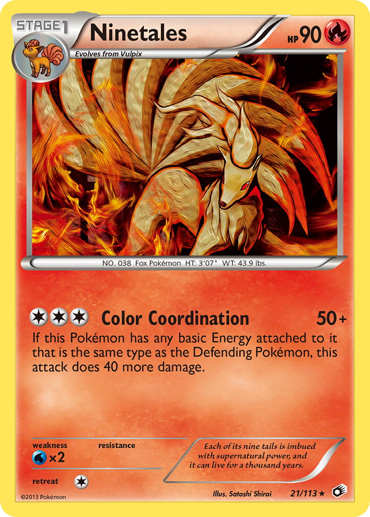 Legendary Treasures Ninetales #21/113