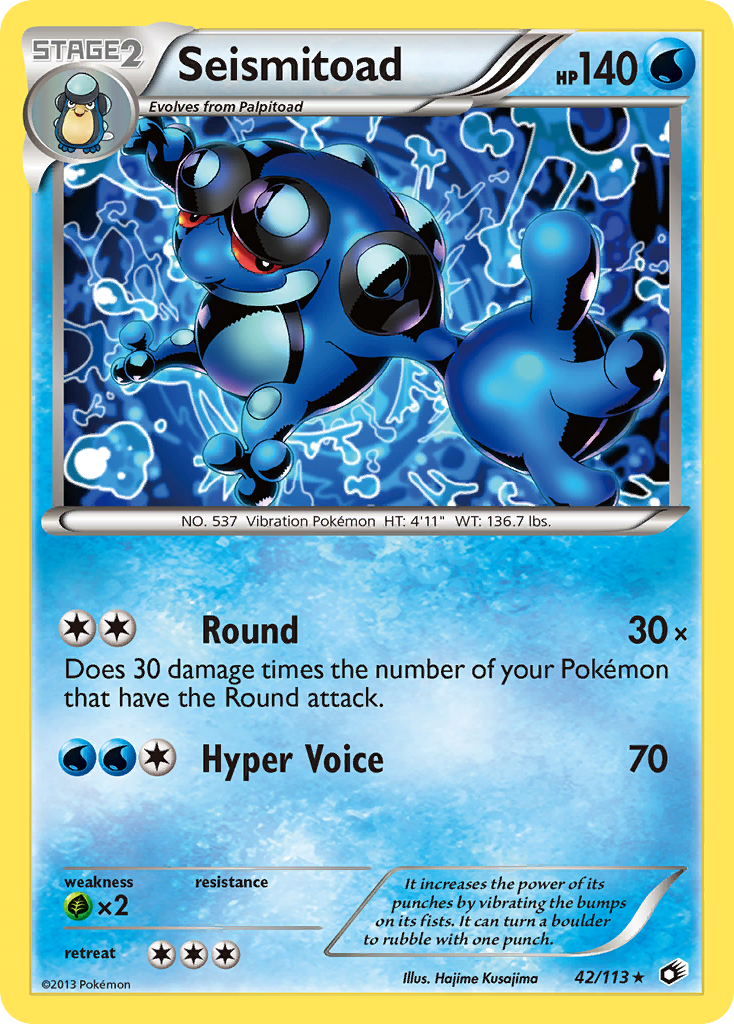Legendary Treasures Seismitoad #42/113