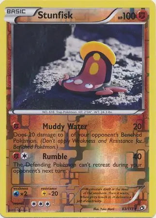 Legendary Treasures Stunfisk #83/113 reverse holo
