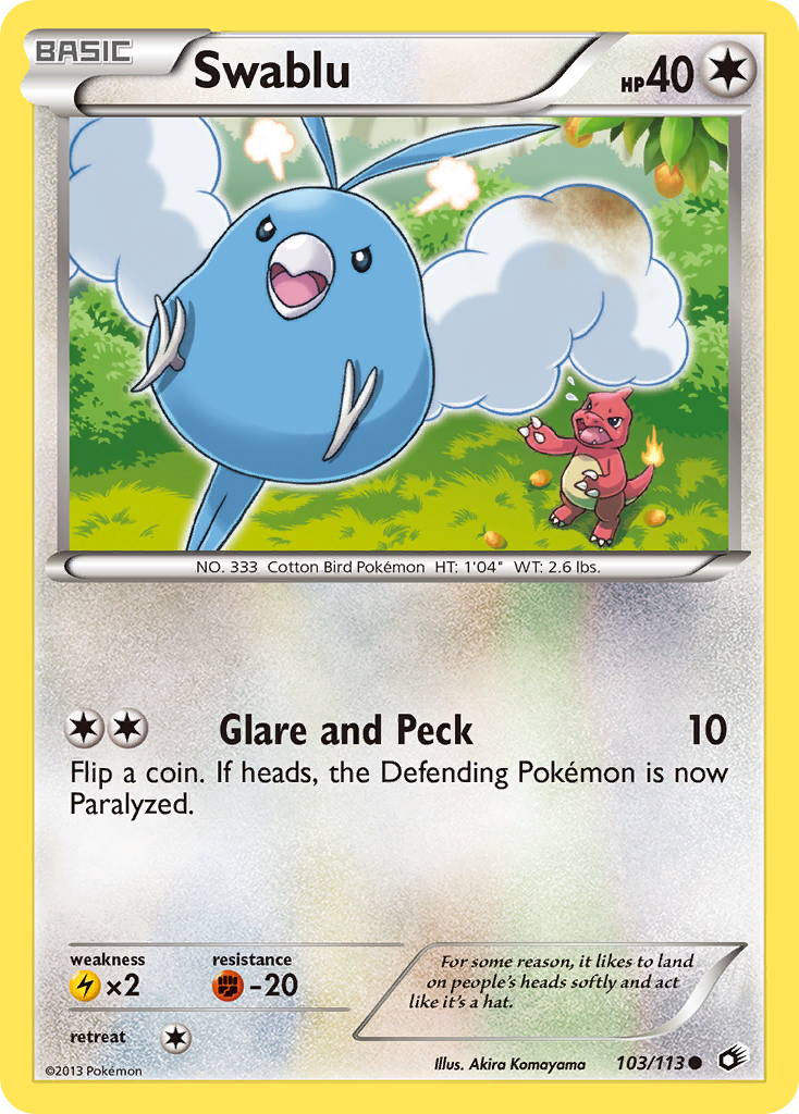 Legendary Treasures Swablu #103/113