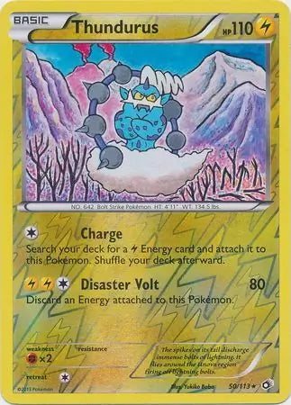Legendary Treasures Thundurus #50/113 reverse holo