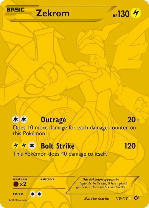 Legendary Treasures Zekrom #115/113