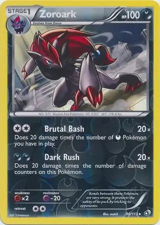 Legendary Treasures Zoroark #90/113 reverse holo