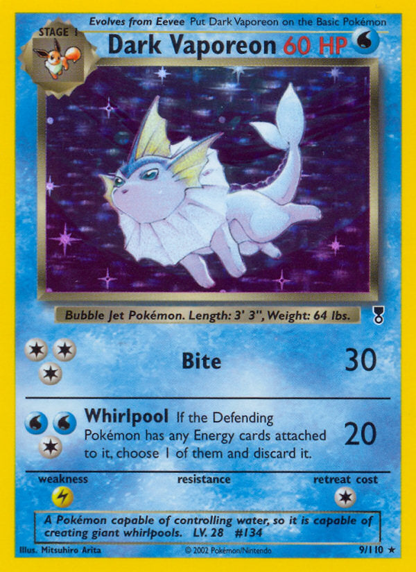 Legendary collection Dark Vaporeon #9/110