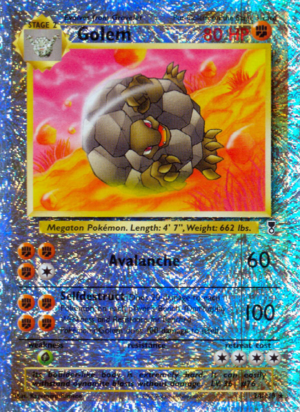 Legendary collection Golem #24/110 reverse holo