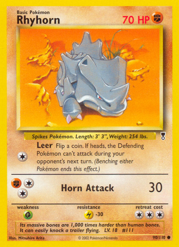 Legendary collection Rhyhorn #90/110