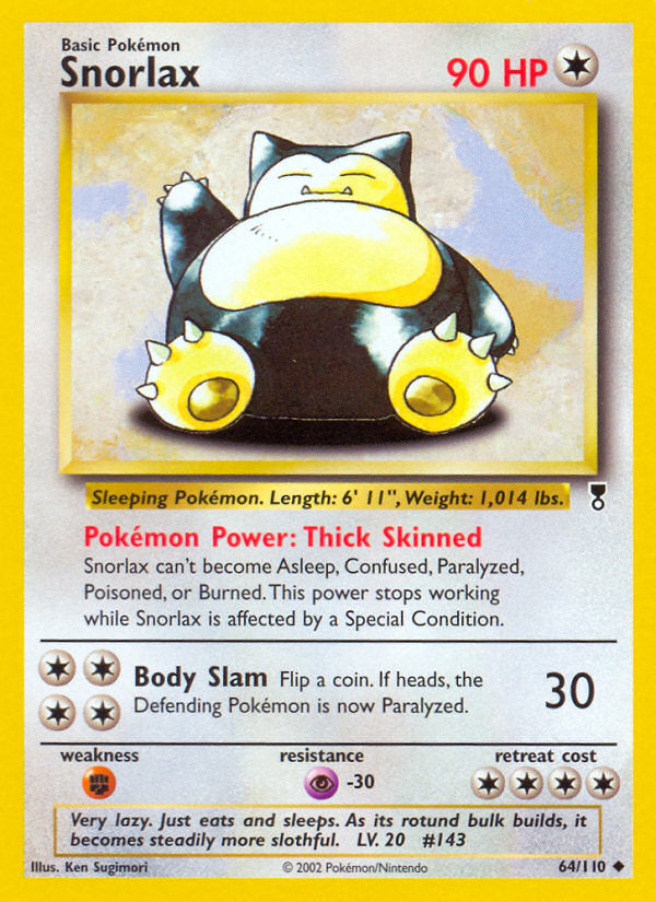 Legendary collection Snorlax #64/110