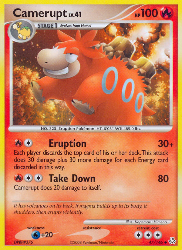 Legends Awakened Camerupt #47/146