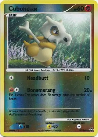 Legends Awakened Cubone #90/146 reverse holo