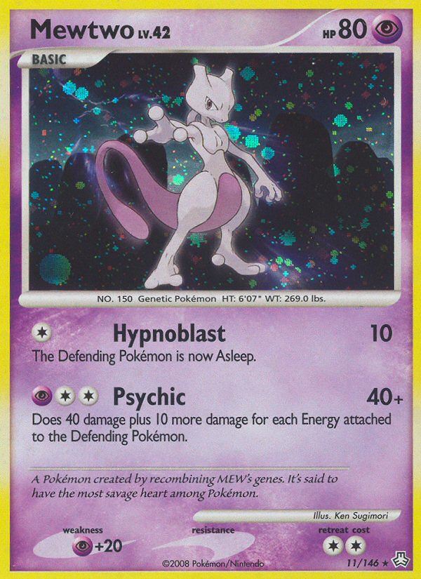Legends Awakened Holo Mewtwo #11/146