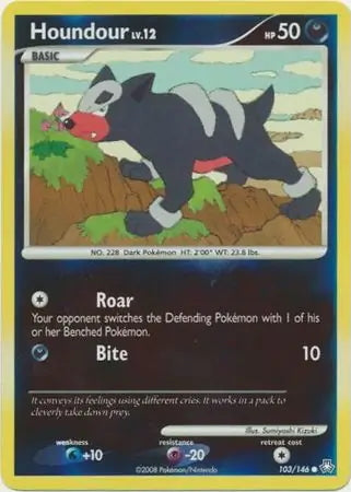 Legends Awakened Houndour #103/146 reverse holo