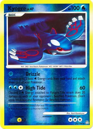 Legends Awakened Kyogre #32/146 reverse holo