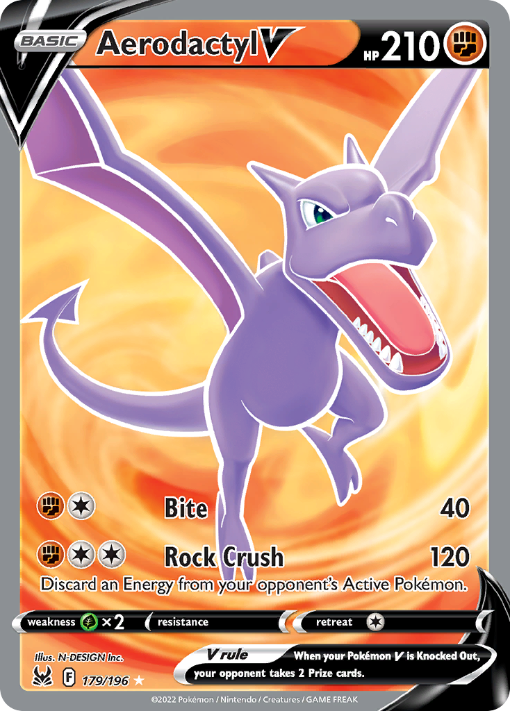 Lost Origin Aerodactyl V #179