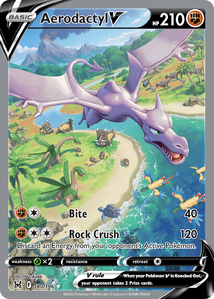 Lost Origin Aerodactyl V #180