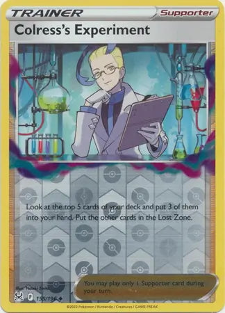 Lost Origin Colress’s Experiment #155/196 reverse holo