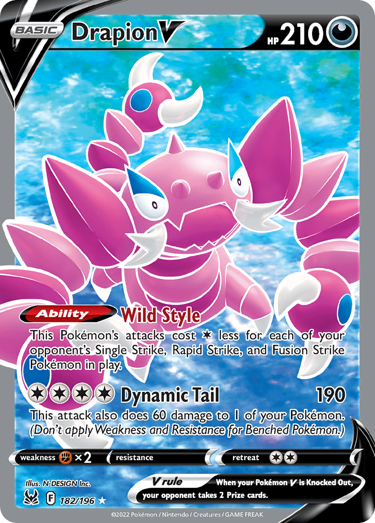 Lost Origin Drapion V #182
