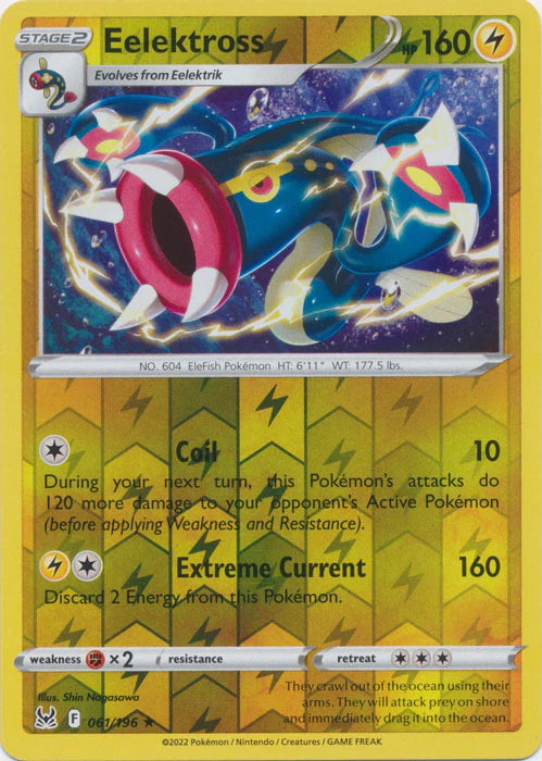 Lost Origin Eelektross #61/196 reverse holo