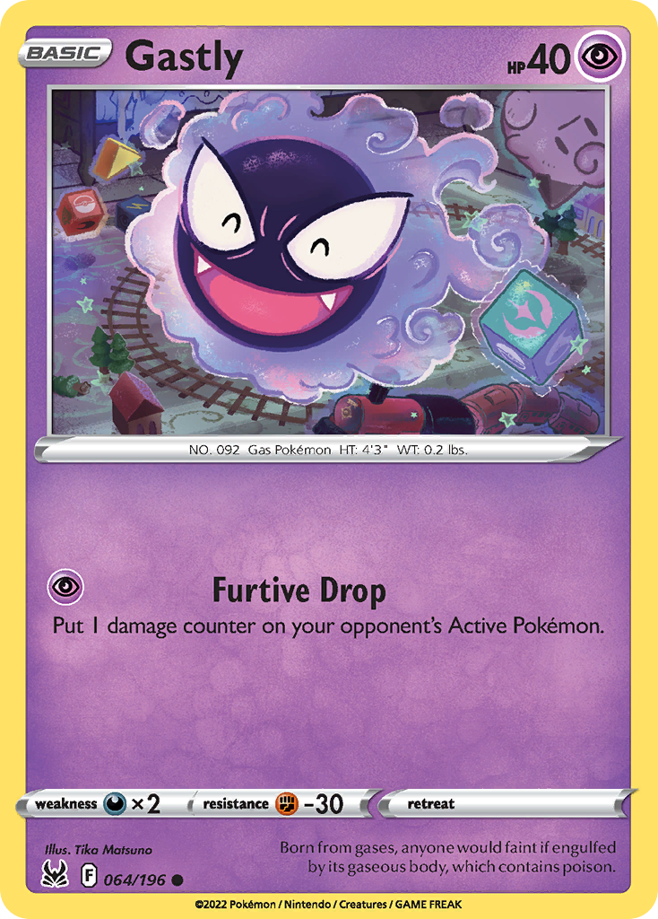 Lost Origin Gastly #64/196