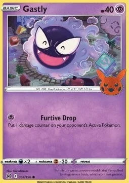 Lost Origin Gastly #64/196 Trick or Trade