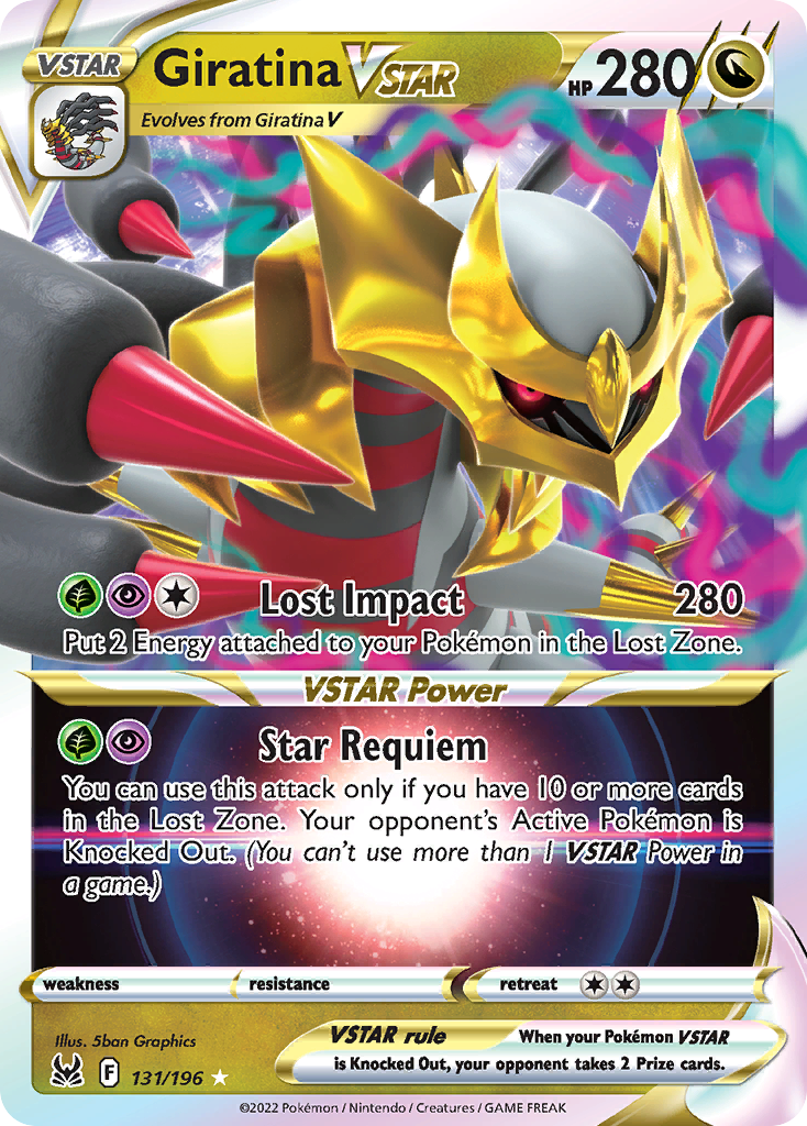 Lost Origin Giratina VSTAR #131/196