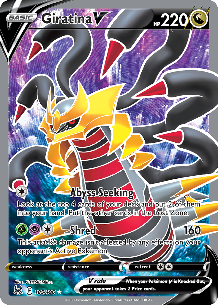 Lost Origin Giratina V #185