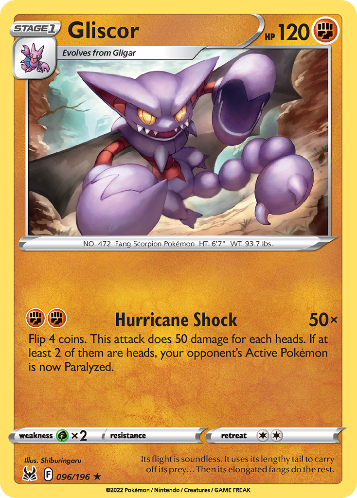 Lost Origin Gliscor #96/196