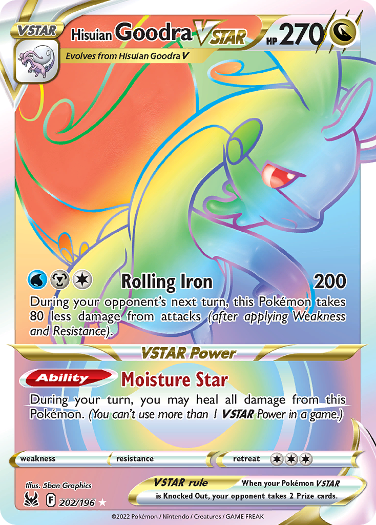 Lost Origin Hisuian Goodra VSTAR #202