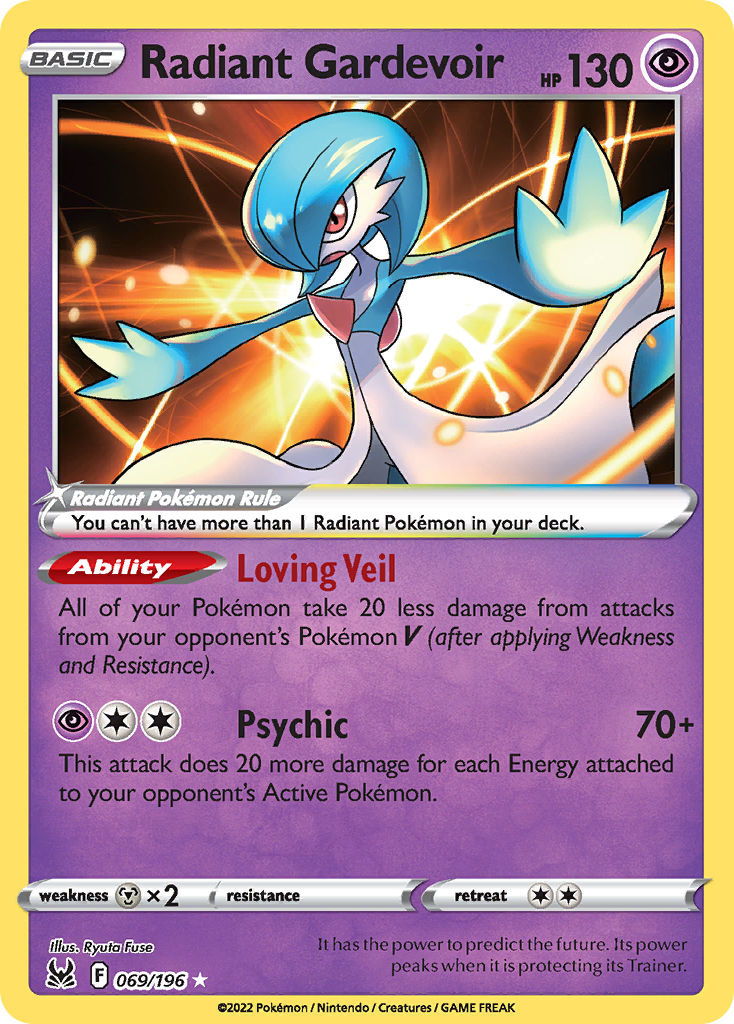 Lost Origin Radiant Gardevoir #69/196