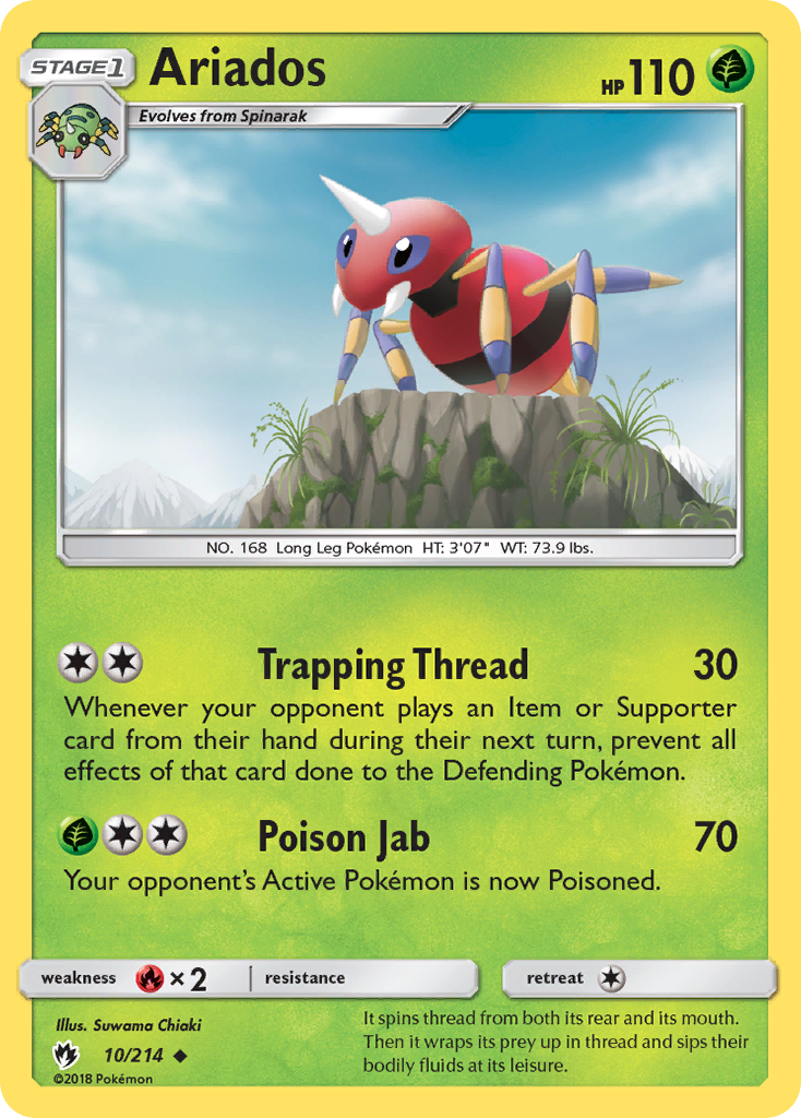 Lost Thunder Ariados #10/214