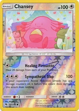 Lost Thunder Chansey #152/214 reverse holo