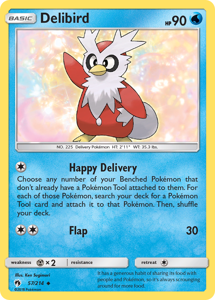 Lost Thunder Delibird #57/214