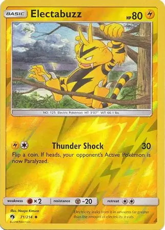 Lost Thunder Electabuzz #71/214 reverse holo