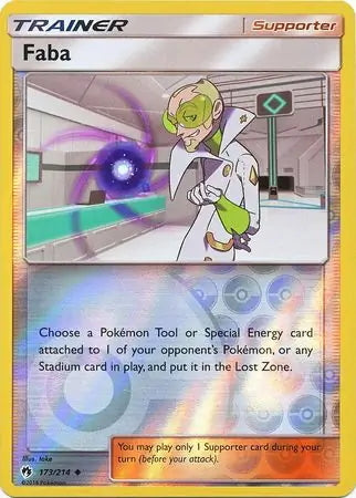 Lost Thunder Faba #173/214 reverse holo